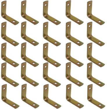 Imagem de Cantoneira L Reforço Moveis Gaveta Cadeira 1`` 25X25 - 25Und