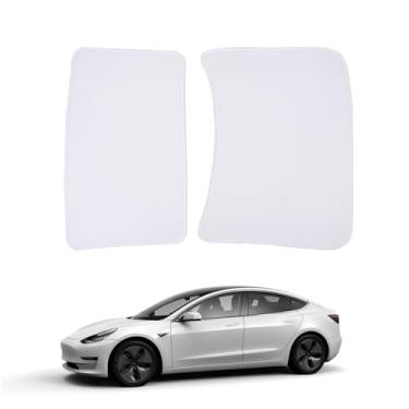 Imagem de Proteção solar de teto solar malha respirável para Tesla Model 3 2024-2025 acessórios tela de teto rede mosquiteira bloqueador UV protetor solar brilho HeatShield Moonroof rede rede cobertura de teto