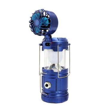 Imagem de  Multi Função Mini Ventilador LED Solar Powered Fan Camp Light LU