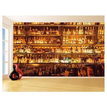 Imagem de Papel De Parede Bebidas Parede 3D Bar Destilados 3,5M Al266