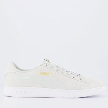 Imagem de Tênis Puma Smash V3 BDP Cinza Claro, 43