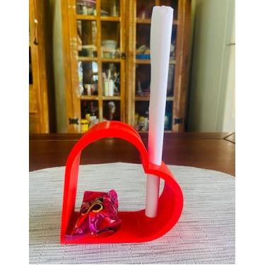 Imagem de Coração Porta Bombom Cartinha Feliz Dia das Mães Lembrancinha Presente