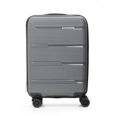 Imagem de Mala Cinza Rígida com Senha e Rodas 360º - Luxcel, Cinza