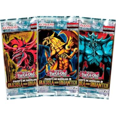 Imagem de Konami Yu-Gi-Oh! Pacote de Batalha 2: Guerra dos Gigantes, Edição em Português, 3 Boosters com 5 Cartas, Primeira Edição