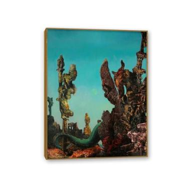 Imagem de Pôster Max Ernst The endless night Reproduções de pinturas famosas Surrealismo Tela de arte de parede Max Ernst Decoração de parede para presentes de sala de estar 80 x 60 cm (32 x 24 polegadas