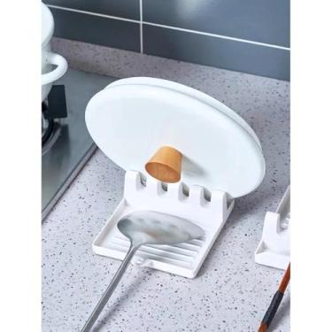 Imagem de 3 Unidades Apoio Multiuso Para Talheres e Colher MIMI Cozinha Tampa de Panela