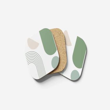 Imagem de Porta Copos Personalizado RecolorableStone 10x10 cm com Ilustração Exclusiva