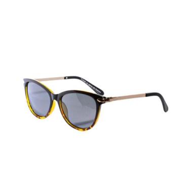 Imagem de Óculos de Sol Reis Feminino Luxuoso com Proteção UV400, Preto, Marrom 