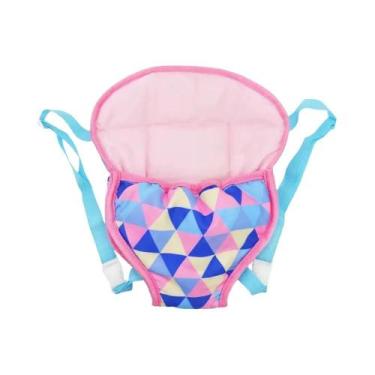 Imagem de Mochila Portátil Para Boneca De Bebê Recém-Nascido Com Alça E Comparti