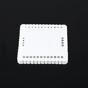 Imagem de GLOGLOW Placa de Trança, Placa de Tecelagem de Espuma EVA Premium para Pulseiras e Fabricação de Joias, Ferramenta de Artesanato DIY Leve e Portátil de 4,1 X 4,1 Polegadas para Iniciantes e (105 mm)