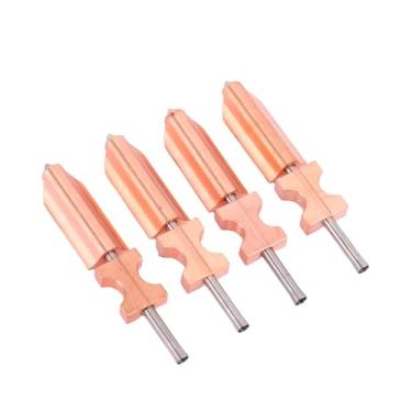 Imagem de Fafeicy Conjunto de Bico Hotend de Aço Endurecido, 4 Unidades, para Impressora 3D AD5X, Destacável Rápido, Todos Os Bicos de Metal 0,25 Mm 0,4 Mm 0,6 Mm 0,8 Mm