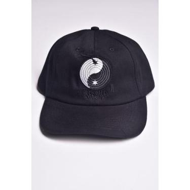 Imagem de Boné Dad Hat Overcome Yin Yang Vinil Preto