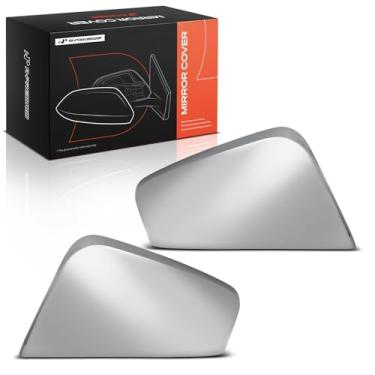 Imagem de A-Premium 2 peças de tampas de espelho retrovisor do lado do motorista e do passageiro - compatível com Chevrolet Impala 2014-2020 - cromado