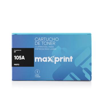 Imagem de Toner compatível HP W1105A Preto - Maxprint - Para MFP 135A / 135W / 137FNW / HP LASER 107A / 107W