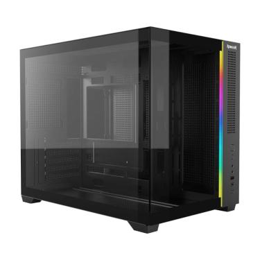 Imagem de Gabinete Gamer Aquário Redragon Wideload Mini Lite - Vidro Temperado - RGB - Micro ATX - Preto