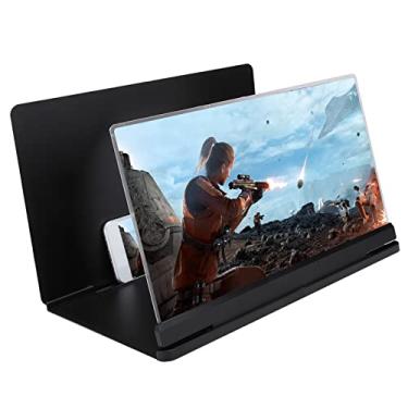 Imagem de Ymiko Amplificador de Lupa de Tela de Celular 18X, Zoom Anti-radiação de 14 Polegadas Evita Brilho (Preto)