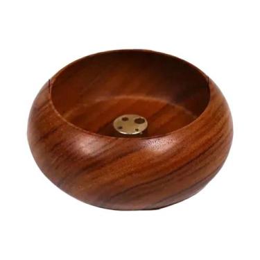 Imagem de Incensário De Madeira Para Culto Budista, Decoração De Mesa Para Salas