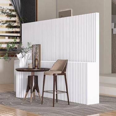 Imagem de Divisória de sala dobrável para sala de estar e quarto, divisória de parede de papel, divisor de quarto portátil para separação de quarto, decoração interna (2 x 2,2 m/6,65 x 7,2 pés)