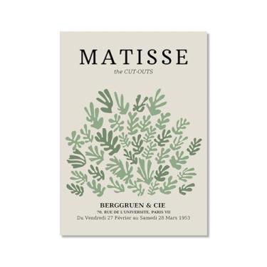 Imagem de Picasso Matisse Flor Bauhaus William Morris Arte de Parede Pintura em Tela Mercado de Flores Galeria Cartazes Impressões Modernas para Decoração de Sala de Estar (SKU3,11 x 14 polegadas=(28 x 35 cm