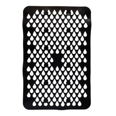 Imagem de Tapete Antiderrapante para Banheiro com Ventosas em PVC 47,5x30,5cm – Tapete de Segurança para Box e Piso Molhado(Preto)