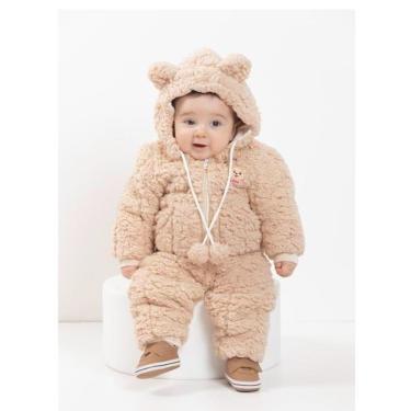 Imagem de Conjunto Duplo Forrado Bebê Pelo Sherpa Inverno Lessa B8973-Masculino