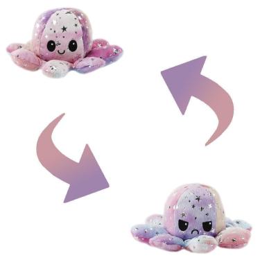 Imagem de Polvo Reversível Humor Tie Dye Tiktok Pelúcia Modelo 4