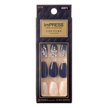 Imagem de Unhas Postiças imPress Kiss Ny Couture Collection Média Luna 85673 - K
