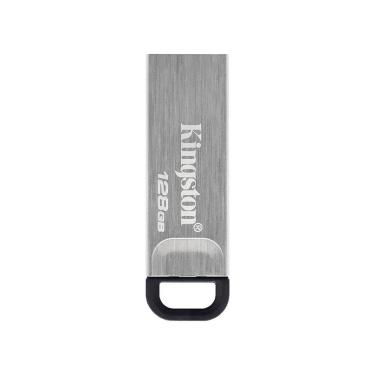 Imagem de Pen Drive Kingston 128gb Datatraveler Kyson, Usb 3.2 Gen 1, Leitura De 200mb/s, Metal - Dtkn/128gb