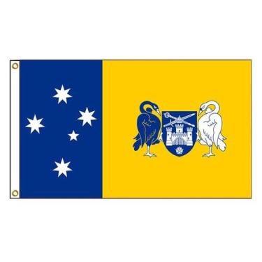 Imagem de Bandeira do Território da Capital Australiana 90x150 cm - Poliéster - 