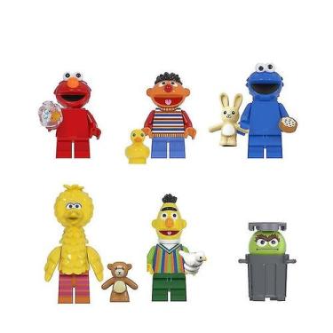 Imagem de Blocos de construção montados para crianças Personagem da Vila Sésamo 