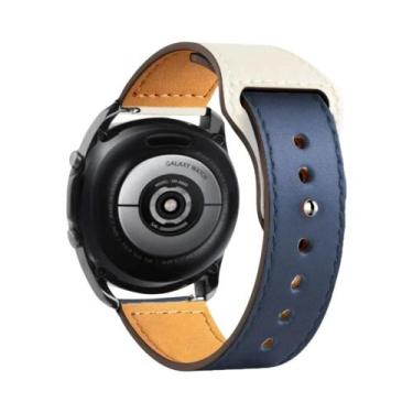 Imagem de Pulseira De Couro Unissex Compatível Com Samsung Galaxy Watch 7/6/5/Pr