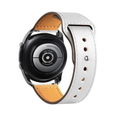 Imagem de Pulseira De Couro Unissex Compatível Com Samsung Galaxy Watch 7/6/5/Pr