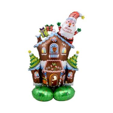 Imagem de Suporte para Decorações de Natal - Papai Noel, Boneco de Neve, Rena e 