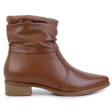 Imagem de Bota Feminina Pegada Couro Marrom Pinhão - 282501-05-Feminino
