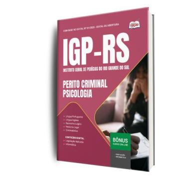 Imagem de Apostila IGP-RS - Perito Criminal - Psicologia - Apostilas Opção