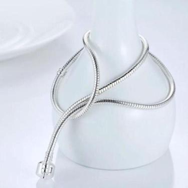 Imagem de Colar de 45cm em Banho Prata para Charms/ Berloques - Pulseiras e Berl