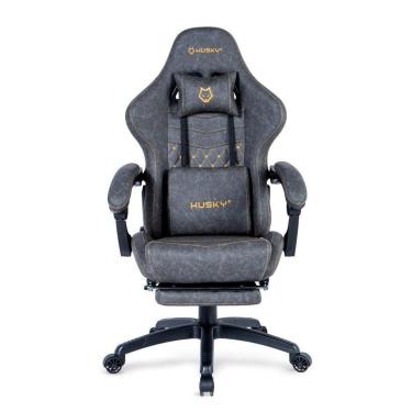 Imagem de Cadeira Gamer Husky Tempest 700, Até 145kg, Almofadas, Reclinável 150º, PU, Descanso para Pés-Unissex