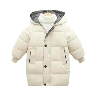 Imagem de Casaco De Inverno Para Meninos E Meninas, Parka De Algodão Acolchoada,