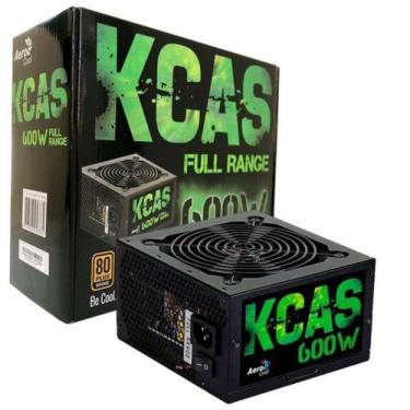 Imagem de Fonte Gamer Aerocool KCAS 600W 80 Plus Bronze