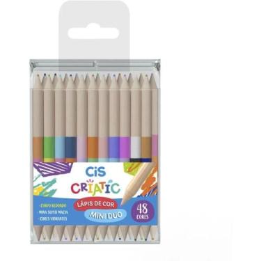 Imagem de Lápis de Cor Cis Criatic Mini Duo com 48 Cores - 24 Lápis