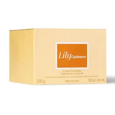 Imagem de Creme Acetinado Hidratante Desodorante Corporal Lily Cashmere 250g - O