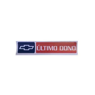 Imagem de Adesivo Interno Concessionária Chevrolet Último Dono - Meu Antigo 