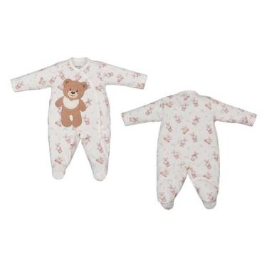 Imagem de Macacão Suedine Bebê Inverno Teddy Bear Unissex Upi Uli -, P