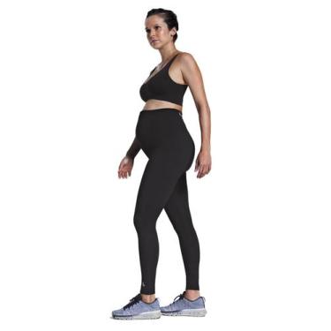 Imagem de Calça Legging Gestante AF LSport Mom Vírus Bac Off Lupo, Preto, GG