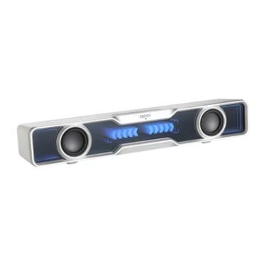 Imagem de Soundbar Gamer EDIFIER QS30 com Bluetooth 5.3, Graves Potentes, RGB, TempoAbyss, 5W RMS - Branco