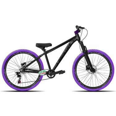 Imagem de Bicicleta do Grau Absolute Nero 5 Kit 1x7 Pneus Flame Freio a Disco Mecânico