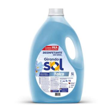 Imagem de Desinfetante Perfumado Talco Girando Sol 5L, Desinfetante Líquido De U