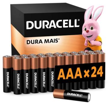 Imagem de Duracell Pilhas Alcalinas AAA Palito Pack 24 Unidades – Dura Mais - Ideal para Controle de Videogame e Brinquedos