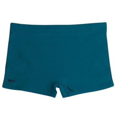 Imagem de Sunga Boxer Lisa Mash Masculina, Verde petróleo, P