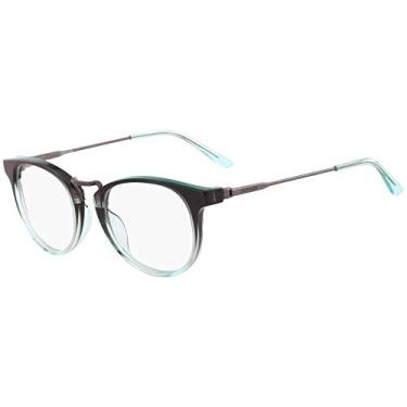Imagem de Óculos de Grau Calvin Klein Ck18721 332/49 Cinza Degradê Verde